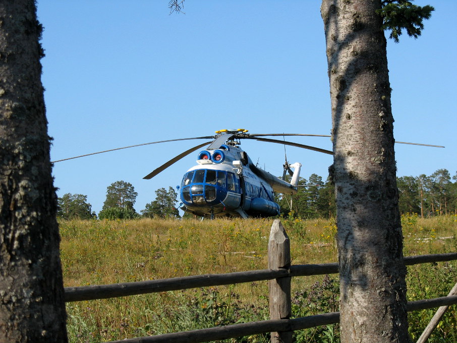 Валаам. Вертолёт. 2006