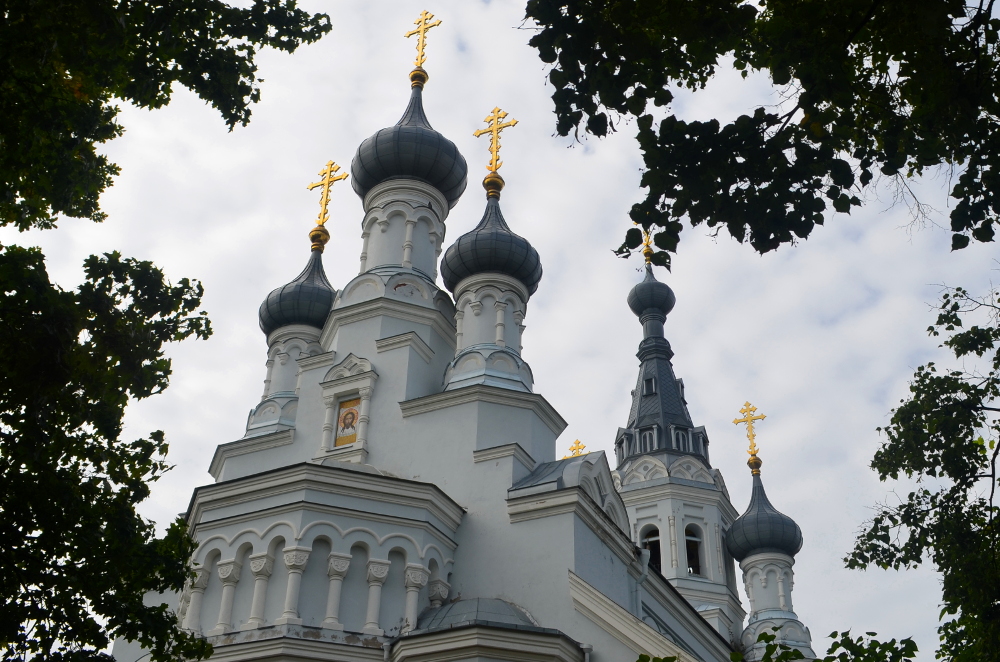 Купола Собора Владимирской иконы Божией Матери в Кронштадте
